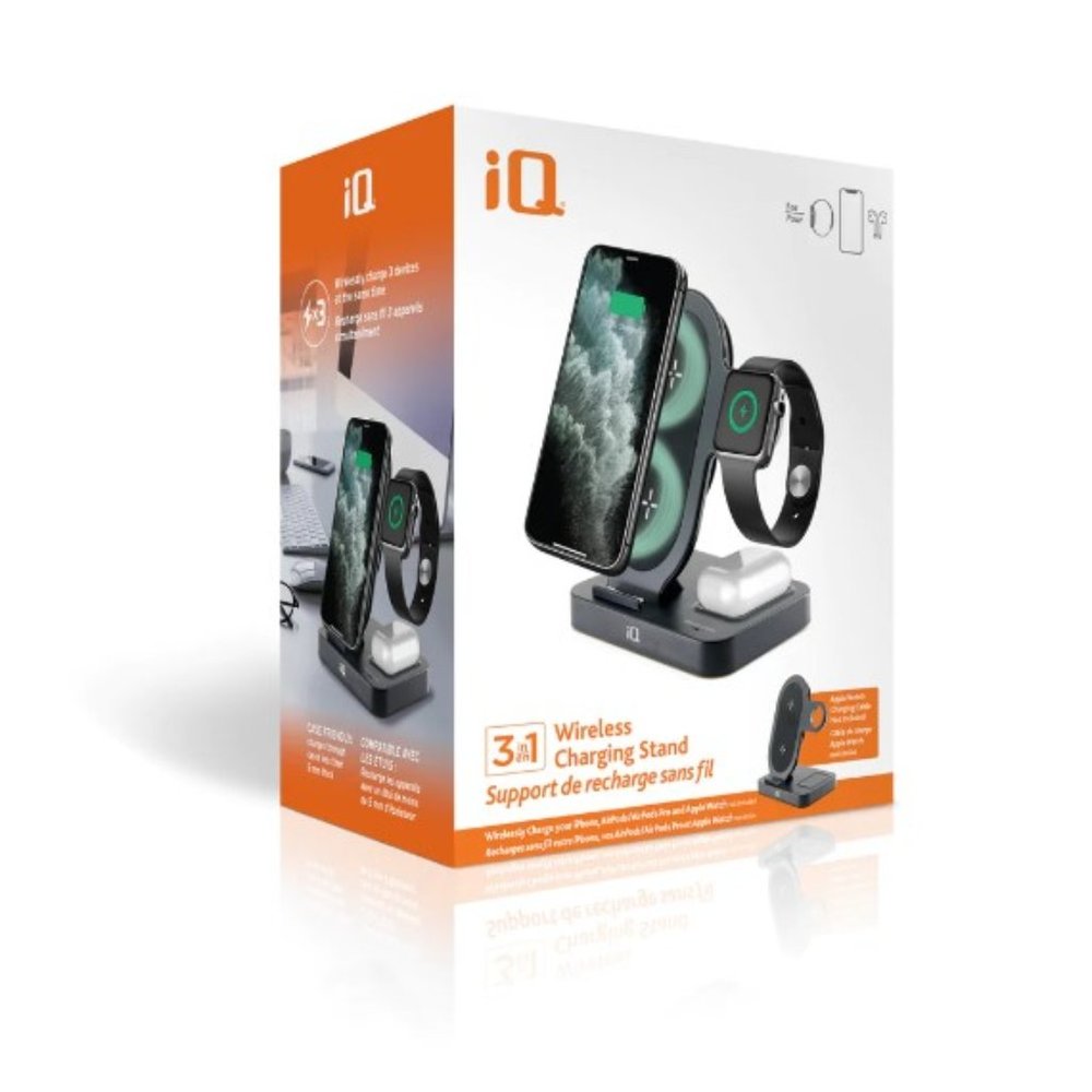 iQ 3-in-1 Wireless Charging Stand for Apple Watch